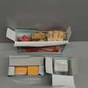 43 Pcs Dollhouse Furniture Kitchen Play Set Miniature Refrigerator with Mini Food Pots and Pans Set Pretend Kitchen Accessories Toys