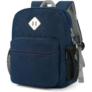 STEAMEDBUN Toddler Backpack for Boys 2-4,Kindergarten Backpack for Boys,Preschool Backpack,Mini, Dark-blue
