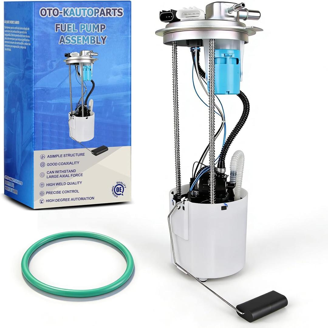 OTO-K Electric Fuel Pump Module Assembly w/Sending Unit Compatible with Chevrolet Chevy Silverado 1500,GMC Sierra 1500 2010-2013 4.8L 5.3L 6.2L V8 Flex, Replaces E4005M 19256389