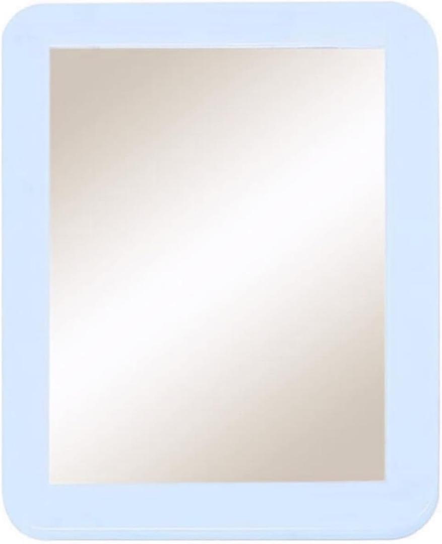 Gifts for Back to School Season,White Magnetic Locker Mirror - 5" x 7" Magnet Mirrors for School, Bathroom, Workshop,Small Magnetic Mirrors for Office,Mirror Locker