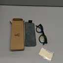 EASY READ Retro Round Blue Light Blocking Reading Glasses for Women,Anti UV Readers for Women with Spring Hinge (Green)