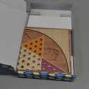 Offelec Classic Chinese Checkers Game Set  13.5 Inch Foldable Board with 60 Colorful Acrylic Marbles, Portable Travel Board Games for Kids, Adults, Seniors & Family Night (2-6 Players)