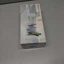 Acrylic Pen Holder Organizer 4 Compartments, Clear Makeup Brush Holder, No Drill Wall Mounting Pencil Holder for Office Accessories