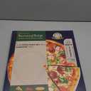 Pizza Pan - 14 Inch Nonstick Pizza Pan for Oven with Widen Handles for Cooking, Baking, and Grilling - Durable, Even Heating, Long-Lasting Kitchen Cookware (1, Black)