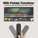 Universal MR24GA MR24GN AKB76045003 Magic Remote Control with Black Silicone Protective Case, Compatible with LG TV C1 C2 C3 C4 MR23GA MR22GA MR21GA MR20GA, Voice and Pointer Function