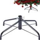 Christmas Tree Stand Heavy Duty Folding Artificial Christmas Tree Stand, for 4 to 6 Foot Trees, Fits 0.861.25 Inch Pole