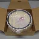 Dog Water Bowl No Spill 70oz/2L Large Capacity Dispenser Non Slip No Splash Bowl Pet Slow Feeder No Drip Dog Water Bowl on Vehicle Slow Water Bowl for Dogs and Cats (White)