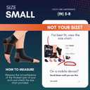 Compression Socks 20-30mmHg for Plantar Fasciitis, Achilles Tendonitis Relief - Ankle Compression Sleeve for Heel Spurs, Foot Swelling & Fatigue - Arch Support Brace for Everyday Use (1 Pair), Small