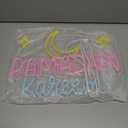 Ramadan Kareem Neon Sign for Wall Decor Dimmable Moon Stars Shape Led Sign for Islamic Eid Neon Light for Muslim Holiday Decoration Holy Celebration Decor Home Party Supplies