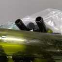nicebottles Plastic WineBottles & Screw Caps, Green, 750ml - Pack of 12