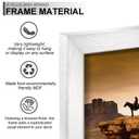 A PLUS MAX 20x28 Picture Frame, White Engineered Wood Frame for 20 x 28 Inch Picture Poster Photo, Light Weight 20 by 28 Frame with Wood-grain for Wall - 1 Pack/White/20 x28