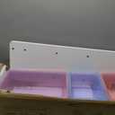 Humble Crew Toy Storage Organizer with 9 Removable Storage Bins for Kids Playroom, 3-Tier with Top Shelf Toddler Toy Organization and Storage, White/Purple/Pink/Blue