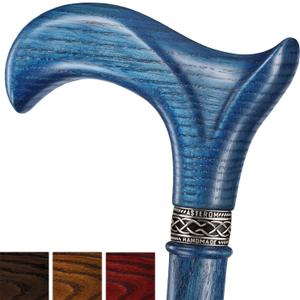 Asterom Walking Cane - Handmade, Ergonomic, Wooden - Canes for Men & Women - Walking Sticks for Seniors, Unique, Wood - FSA/HSA Eligible (32" (for height 5'0" to 5'1"), #1 Walnut)