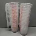 Kanayu 36 Pcs Plastic Measuring Cup Clear Measuring Mug with Spout and Handle Grip Capacity Clear Graduated Pitcher for Kitchen Flour Water Liquids(Red,16 oz, 2 Cups)