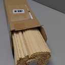 LazBlinds No Tools No Drill Cordless Bamboo Roman Shades, Privacy Window Treatment, Roll Up Bamboo Blinds for Windows 28'' W x 64'' H, Natural