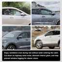 Rain Guards Window Visors for Buick Encore GX 2020-2026 with Chrome Trim