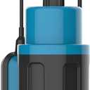 1/2HP Sump Pump Submersible 1080GPH Submersible Water Pump with Float Switch, Utility Pumps for Pool Draining, Basement Flooding, Tankless Heater Flushing Pump with 20ft Power Cord