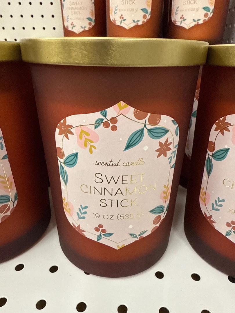 Scented Candle Sweet Cinnamon 19 Oz