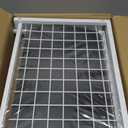 Under Kitchen Sink Organizers and Storage Pull Out 2 Tier Metal Bathroom Cabinet Organizer (White, 1 Pack)