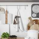 Winter Christmas Wonderland Reindeer Kitchen Towels, Walking in a Winter Wonderland Dish Towels for Kitchen, Snowflake Hand Towel for Bathroom,