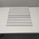 Large Stone Dish Drying Mat for Kitchen Counter, 24"16", Collapsible Quick Dry Dish Drying Mat, Ultra Absorbent Diatomaceous Earth Mats for Dishes Bottles Cups, Match Any Countertop - Grey