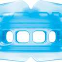 Double Braces Strapless Mouth Guard, Blue, Adult (Adult: 12+ yrs)