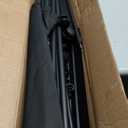 Room Divider 6FT Folding Privacy Screens with Lockable Wheels, 4 Panel Room Partition for Room Separator, 88" W Freestanding Portable Fabric Wall Dividers for Home Dorm Studio Office, Black