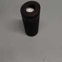 2 Pcs Leather Round Tissues Container with Tissues Cylinder Tissue Box with Window Breaker for Vehicle Bathroom Office (Black)