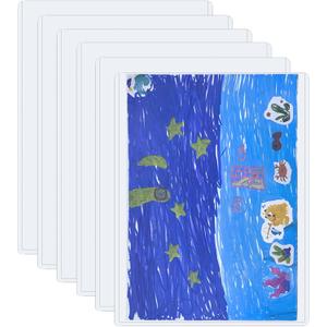 7 PCS 8.5" x 11" Rigid Print Protectors,Clear Plastic Page Protectors,Clear Rigid Top loaders,Plastic Paper Sheet Protectors for Photos,Documents,Contracts,Birth Certificate Protector (7)