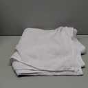 Softalker Linen Textured Rectangle Tablecloth, Waterproof Wipeable Farmhouse Burlap Table Cloth, Stain Resistant Wrinkle Free Table Covers for Kitchen Dining Holiday Party (60 x 120, White)