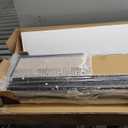 TV Stand with Mount, Fabric Dresser with 6 Drawers for 32/45/55/60/65/75 inch TVs, Black Dresser Entertainment Center, Modern Media TV Console Table