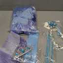 .Lingway Toys Girls Princess Dress Up Costume:Rapunzel Dress For Girls,Light Up Halloween Snow Queen Princess Dress.5-6Y