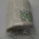 RESARE Waffle Bathroom Runner Rugs, Super Absorbent Bath Mat Non Slip Washable Quick Dry, Ultra Soft Quick Dry Boho Bath Rugs with Tassels for Hallway Bedroom Laundry Room, 2'x6'(24"x72") Cream