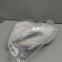 Happyiren Cute Woven Storage Basket with Handle, Baskets for Gifts Empty, Gift Baskets for Christmas Birthday Baby Shower Burr, Decorative Organizer Box for Baby Toy Pet, 13" D x 8" W x 6" H, White 