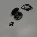 JVC Compact and Lightweight Gumy Mini True Wireless Earbuds Headphones, Long Battery Life (up to 23 Hours), Sound with Neodymium Magnet Driver, Water Resistance (IPX4) - HAA6TB (Black)