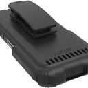 Case with Clip Compatible with Kyocera DuraForce Ultra 5G Phone Model E7110 (Verizon), Secure fit, Quick Release Latch and Heavy Duty Swivel Belt Clip Holster - Black