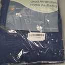 Denim Blue Linen Curtains 84 Inch Length 2 Panels Set for Living Room Rod Pocket Back Tab Light Filtering Window Drapes for Bedroom Dining Room Protect Privacy Country Farmhouse Decor 52x84