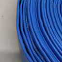 1-1/2" (Flat 2.6 width) x 50 FT Pool Backwash Hose, Blue Heavy Duty Reinforced PVC Lay Flat Water Discharge Hose for Swimming Pool Filter Pump,with 2 Clamp