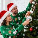 2 x Wedding Gifts-2025 Personalized First Christmas Married Ornament - Mr and Mrs Wedding Gift for Couples, Bridal Shower Gift for Bride & Newlyweds, Crystal Glass Just Married Ornament (White-B)