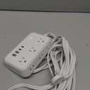 Extension Cord 15 ft, Power Strip with 6 Outlets 4 USB Charger(2 USB C Port), Flat Plug Outlet Extender Long Cord, Protection for Indoor, Home, Office Supplies, Dorm Room Essentials