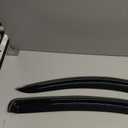 Window Visors Rain Guards for 2007-2021 Toyota Tundra Extended Cab, Out-Channel Window Vent Wind Deflectors Visors Shades for 07-21 Tundra Double Cab