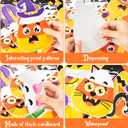 3 x Yopyame 110PCS Its Not Corny to Love Jesus Christian Bulletin Board Set Halloween Candy Corn Cross Name Tag Border Trim Cutout Halloween Faith Religious Classroom Sunday School Chalkboard Wall Decor