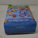 EagleStone Pool Basketball Hoop,Kids Swimming Pool Basketball Hoop Set with Backboard,3 Balls &Pump for Summer,Indoor Basketball Hoop for Toddler,Pool Games Toys for Kids Adults Ages 2-4 3-5 6-8 12