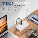 Mapambo 2000W Voltage Converter US to Europe, 7 in 1 Converter for European Travel for Hair Dryer, Kettles, Coffee Makers and etc. 220v to 110v Converter for International Travels (White)