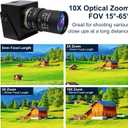 SVPRO 1080P USB Webcam with Telephoto 5-50mm Lens, Full HD Computer Camera 100fps/60fps/30fps for Windows/Mac/Linux/Android