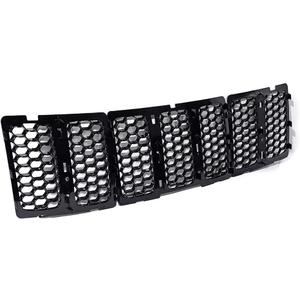 Front Bumper Black Honeycomb Mesh Grill Grille Inserts Compatible with 2014-2016 Jeep Grand Cherokee