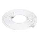 Amazon Basics RJ45 Cat 7 Ethernet Patch Cable, 10Gpbs High-Speed Cable, 600MHz, Double-Shielded, 50 Foot, White