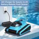 26V Charger for 21.6V Battery Pool Cleaner Compatible with Seauto Crab CR and Zyerch SAT30 Robotic Pool Cleaner Adapter Charger