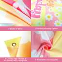 KatchOn, XtraLarge Pink Happy Birthday Banner - 72x44 Inch | Happy Birthday Banner For Birthday Decorations | Pink Party Decorations for Women, Girls | Bow Party Decorations