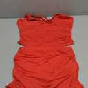 ROAONOCOMO Women Y2K Ruffle 2 Piece Skirt Set Sheer Mesh Tank Top Low Rise Tiered Mini Skirts Outfit Coquette Going Out Set, S